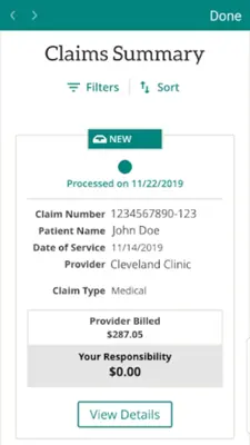 MedMutual android App screenshot 1